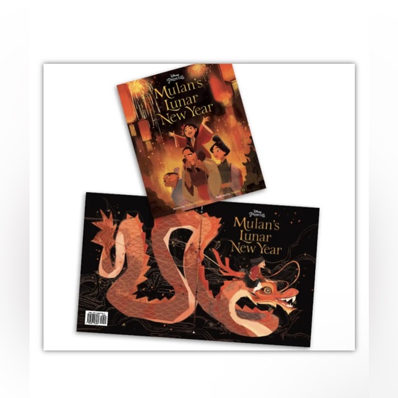 NEW Disney Princess Mulan's Lunar New Year Story Children’s Storybook Kids Book - Picture 3 of 3